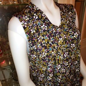 Nine West multi colored top.